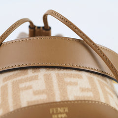 Fendi Mini Tresor Bucket Bag Beige