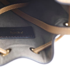 Fendi Mini Tresor Bucket Bag Beige