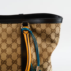 Gucci GG Canvas Tassel Tote