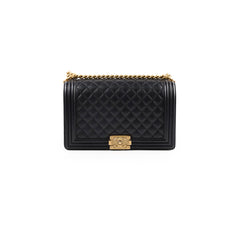 Chanel New Medium Boy Bag Caviar Black 2018