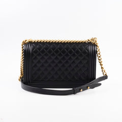 Chanel New Medium Boy Bag Caviar Black 2018
