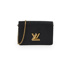 Louis Vuitton Twist Wallet On Chain WOC Epi Black