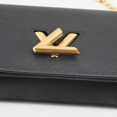 Louis Vuitton Twist Wallet On Chain WOC Epi Black