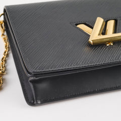 Louis Vuitton Twist Wallet On Chain WOC Epi Black