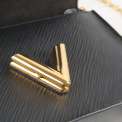 Louis Vuitton Twist Wallet On Chain WOC Epi Black