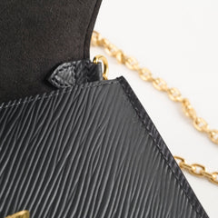 Louis Vuitton Twist Wallet On Chain WOC Epi Black