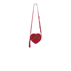 Louis Vuitton New Wave Heart Crossbody Red