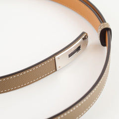 Hermès Kelly Etoupe Epsom Belt