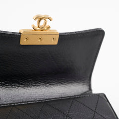 Chanel CC Turnlock Calfskin Medium Wallet Black