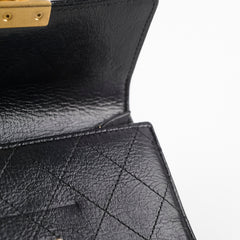 Chanel CC Turnlock Calfskin Medium Wallet Black