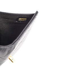 Chanel CC Turnlock Calfskin Medium Wallet Black