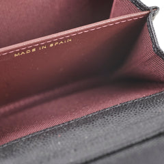 Chanel Cardholder With Chain Caviar Black