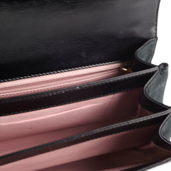 Chanel Seasonal Flap Bag Calfskin Black Serial 24