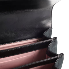 Chanel Seasonal Flap Bag Calfskin Black Serial 24