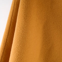 Hermes Long Cashmere Coat Mustard/Orange Size 34