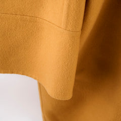 Hermes Long Cashmere Coat Mustard/Orange Size 34