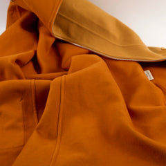 Hermes Long Cashmere Coat Mustard/Orange Size 34