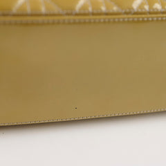 Dior Lady Dior Medium Patent Yellow/Gold