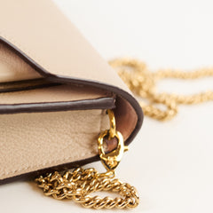 Louis Vuitton Mylockme Chain Pochette Greige Beige