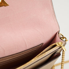 Louis Vuitton Mylockme Chain Pochette Greige Beige