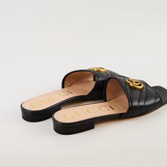 Gucci Marmont Sandals Black Size 40