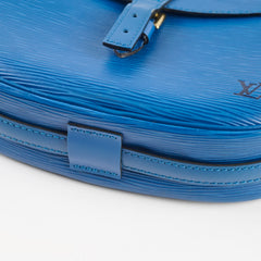 Louis Vuitton Epi June Shoulder Bag Blue
