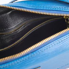 Louis Vuitton Epi June Shoulder Bag Blue