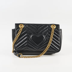 Gucci Marmont Flap Medium Black