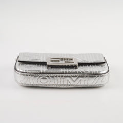 Fendi x Marc Jacobs Baguette Phone Pouch Silver Leather