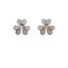 Van Cleef & Arpels Frivole Diamond Earrings Mini Model