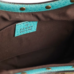 Gucci Bamboo Studded Mini Hobo Bag GG Monogram