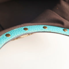 Gucci Bamboo Studded Mini Hobo Bag GG Monogram