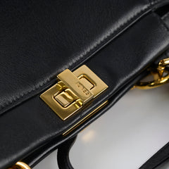 Fendi Mini Peekaboo Black with Defender