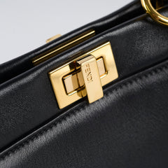 Fendi Mini Peekaboo Black with Defender