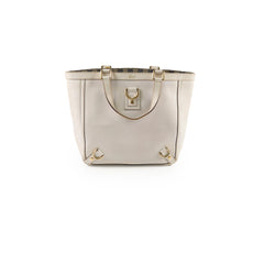 Gucci Small Abbey Tote Bag White Leather
