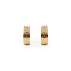 Cartier Love Earrings Classic Model Yellow Gold