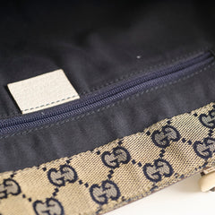 Gucci Small Abbey Tote Bag White Leather