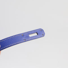 Hermes Kelly 35 Candy Bleu Electrique and Mykonos Epsom Retourne Palladium HW, R in square