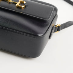 Gucci Horsebit 1955 Crossbody Camera Bag Black