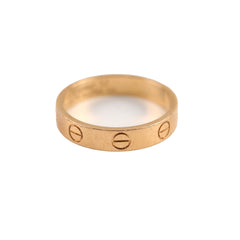 Cartier Love Ring Small Model Pink Gold Size 52