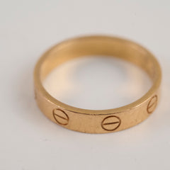 Cartier Love Ring Small Model Pink Gold Size 52