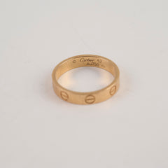 Cartier Love Ring Small Model Pink Gold Size 52
