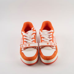 Louis Vuitton x Virgil Abloh Men's Low Trainers Orange - Size 10