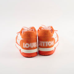 Louis Vuitton x Virgil Abloh Men's Low Trainers Orange - Size 10