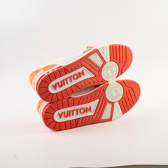 Louis Vuitton x Virgil Abloh Men's Low Trainers Orange - Size 10