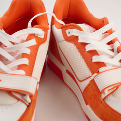 Louis Vuitton x Virgil Abloh Men's Low Trainers Orange - Size 10