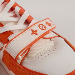 Louis Vuitton x Virgil Abloh Men's Low Trainers Orange - Size 10