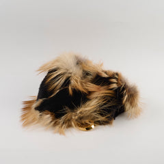 Louis Vuitton Fox Fur Scarf Black/Brown