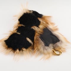 Louis Vuitton Fox Fur Scarf Black/Brown