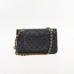 Chanel M/L Classic Flap Caviar Black (Microchipped)